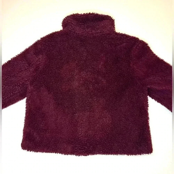 Pacsun Women’s Sherpa Teddy Zip- up Jacket Size- M/L - Picture 10 of 10